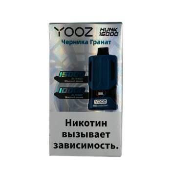 YOOZ HUNK 15000 Черника, Гранат