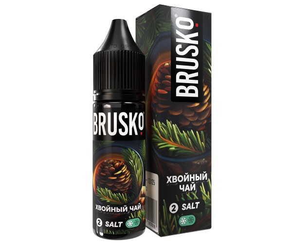 Жидкость Brusko Salt (Chubby) Хвойный Чай 35 мл