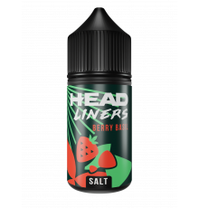 Жидкость HEADLINERS Salt Berry Bazil (Клубника, Земляника, Базилик) 0% (без никотина) 30 мл