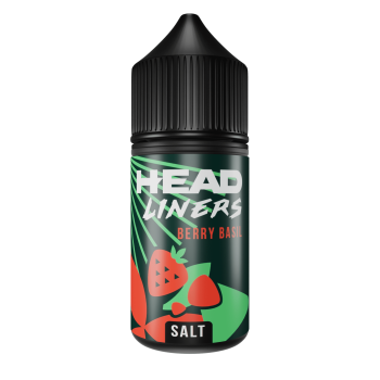 Жидкость HEADLINERS Salt Berry Bazil (Клубника, Земляника, Базилик) 0% (без никотина) 30 мл