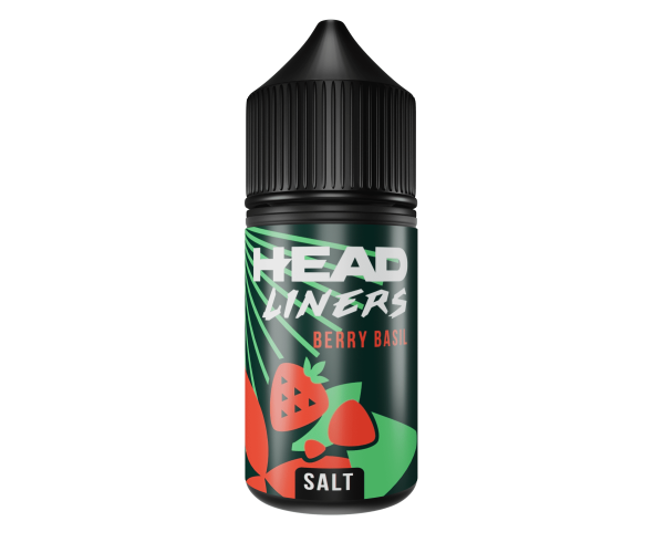 Жидкость HEADLINERS Salt Berry Bazil (Клубника, Земляника, Базилик) 0% (без никотина) 30 мл