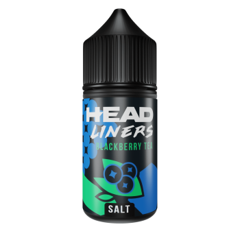 Жидкость HEADLINERS Salt Blackberry Tea (Чай с черной смородиной) 0% (без никотина) 30 мл