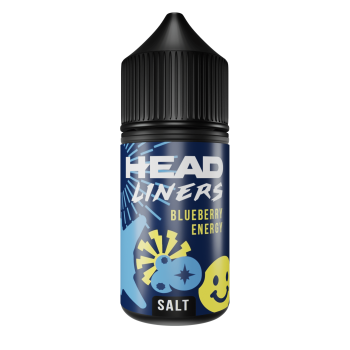 Жидкость HEADLINERS Salt Blueberry Energy (Черничный Энергетик) 30 мл