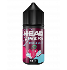 Жидкость HEADLINERS Salt Bubble Grape (Виноградная Жвачка) 0% (без никотина) 30 мл