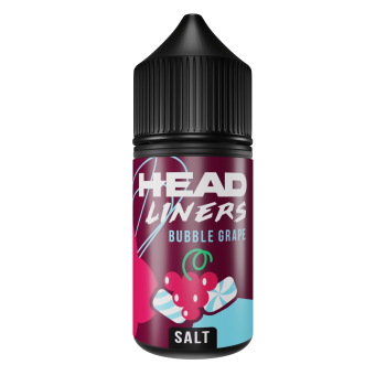 Жидкость HEADLINERS Salt Bubble Grape (Виноградная Жвачка) 0% (без никотина) 30 мл