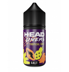 Жидкость HEADLINERS Salt Tropical Shot (Ананас, Папайя) 0% (без никотина) 30 мл