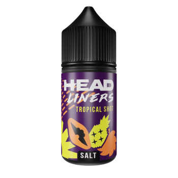 Жидкость HEADLINERS Salt Tropical Shot (Ананас, Папайя) 0% (без никотина) 30 мл