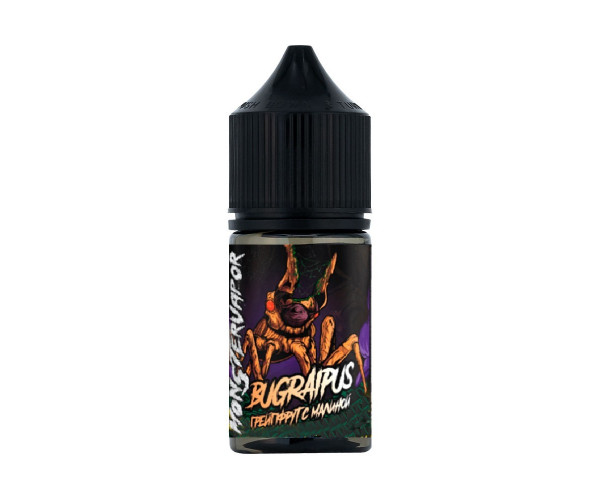 Жидкость Monster Vapor BUGRAIPUS (Грейпфрут с Малиной) 30 мл