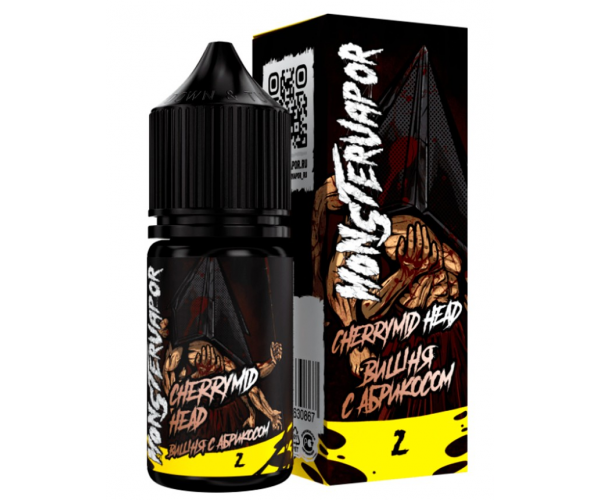 Жидкость Monster Vapor CHERRYMID HEAD (Вишня с Абрикосом) 30 мл