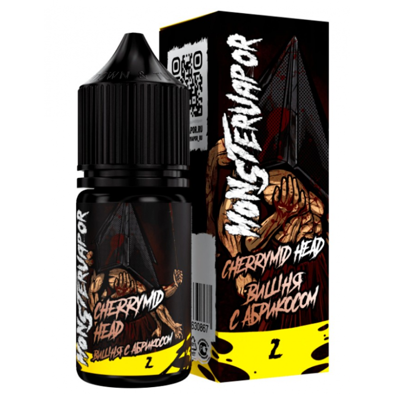 Жидкость Monster Vapor CHERRYMID HEAD (Вишня с Абрикосом) 30 мл