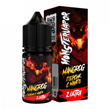 Жидкость Monster Vapor MANGROG (Персик с Манго) 30 мл 20 мг Ultra