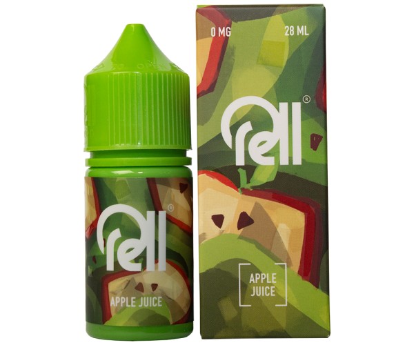 Жидкость RELL GREEN Apple Juice / Яблочный сок 0% 28 мл