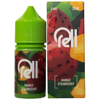 Жидкость RELL GREEN Mango Strawberry / Манго-Клубника 0% 28 мл