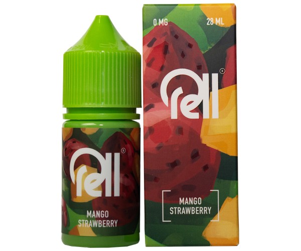 Жидкость RELL GREEN Mango Strawberry / Манго-Клубника 0% 28 мл