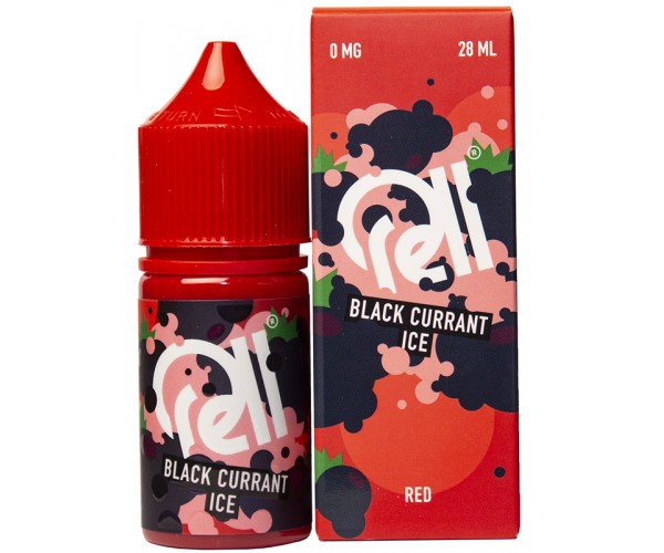 Жидкость RELL LOW COST Black Currant Ice / Черная смородина со льдом 0% 28 мл