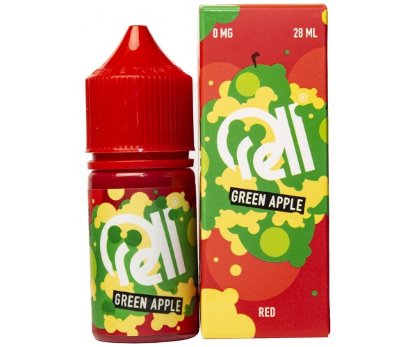 Жидкость RELL LOW COST Green Apple / Зеленое Яблоко 0% 28 мл