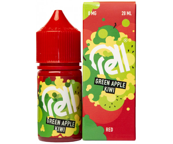 Жидкость RELL LOW COST Green Apple Kiwi/Зеленое яблоко, Киви 0% 28 мл