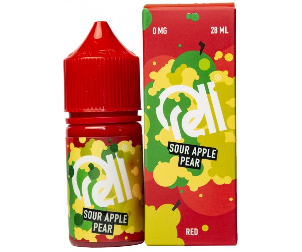 Жидкость RELL LOW COST Sour Apple Pear / Кислое Яблоко, Груша 0% 28 мл