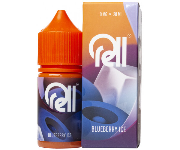 Жидкость RELL ORANGE Blueberry Ice/Ледяная черника 0% 28 мл