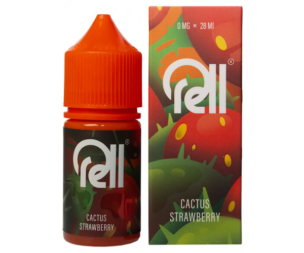 Жидкость RELL ORANGE Cactus Strawberry/Кактус, Клубника 0% 28 мл