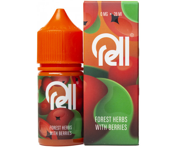 Жидкость RELL ORANGE Forest Herbs With Berries/Лесные травы и ягоды 0% 28 мл