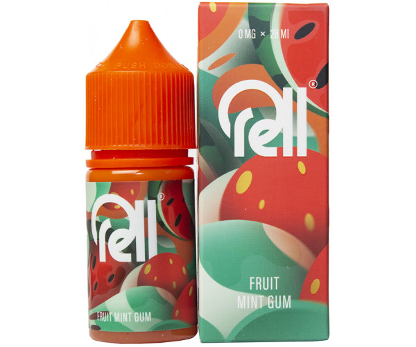 Жидкость RELL ORANGE Fruit Mint Gum/Фруктово-мятная жвачка 0% 28 мл