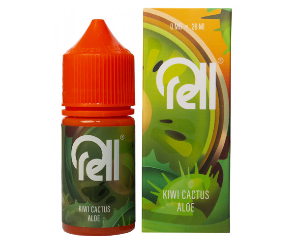 Жидкость RELL ORANGE Kiwi Cactus Aloe/Киви, Кактус, Алоэ 0% 28 мл