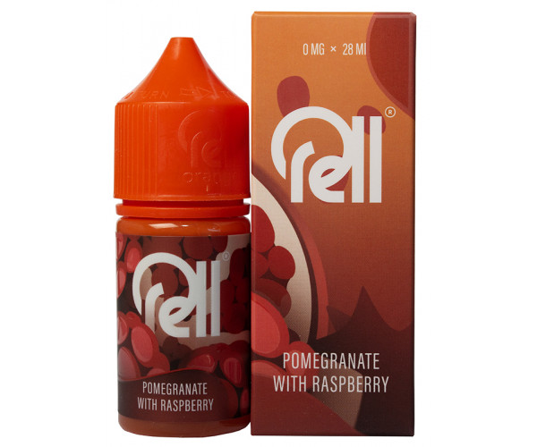 Жидкость RELL ORANGE Pomegranate With Raspberry/Гранат, Малина 0% 28 мл