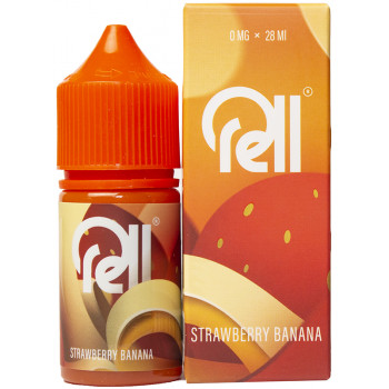 Жидкость RELL ORANGE Strawberry Banana/Клубника, Банан 0% 28 мл