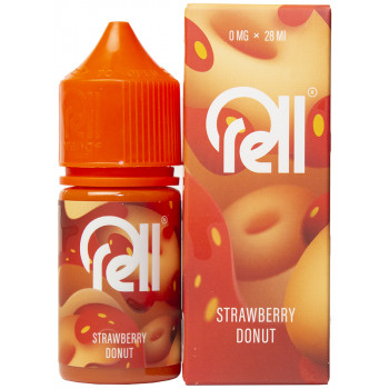 Жидкость RELL ORANGE Strawberry Donut/Клубничный пончик 0% 28 мл