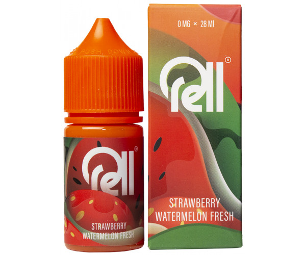 Жидкость RELL ORANGE Strawberry Watermelon Fresh/Клубнично-арбузный фреш 0% 28 мл