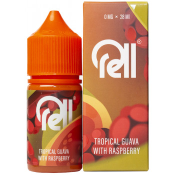 Жидкость RELL ORANGE Tropical Guava With Raspberry/Тропическая гуава, Малина 0% 28 мл