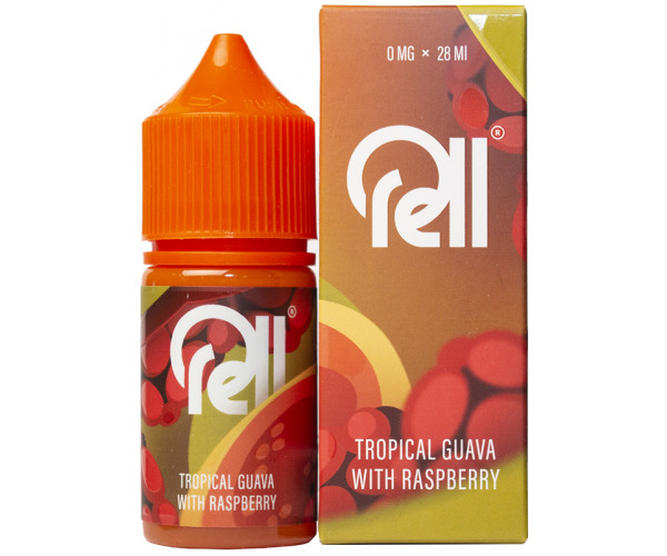 Жидкость RELL ORANGE Tropical Guava With Raspberry/Тропическая гуава, Малина 0% 28 мл