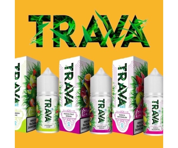 Жидкость TRAVA Алоэ, Мята 2% Strong 30 мл